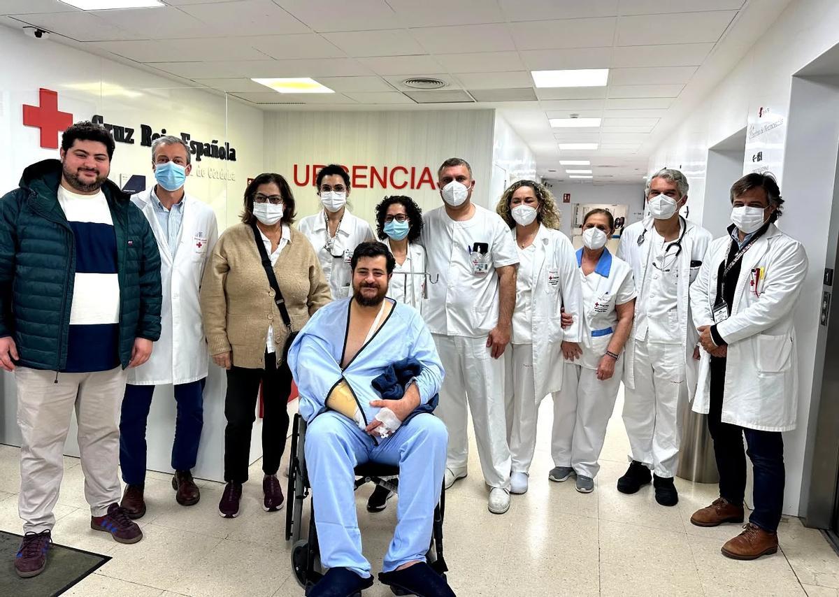 José María ha recibido el alta en el hospital Cruz Roja de Córdoba.