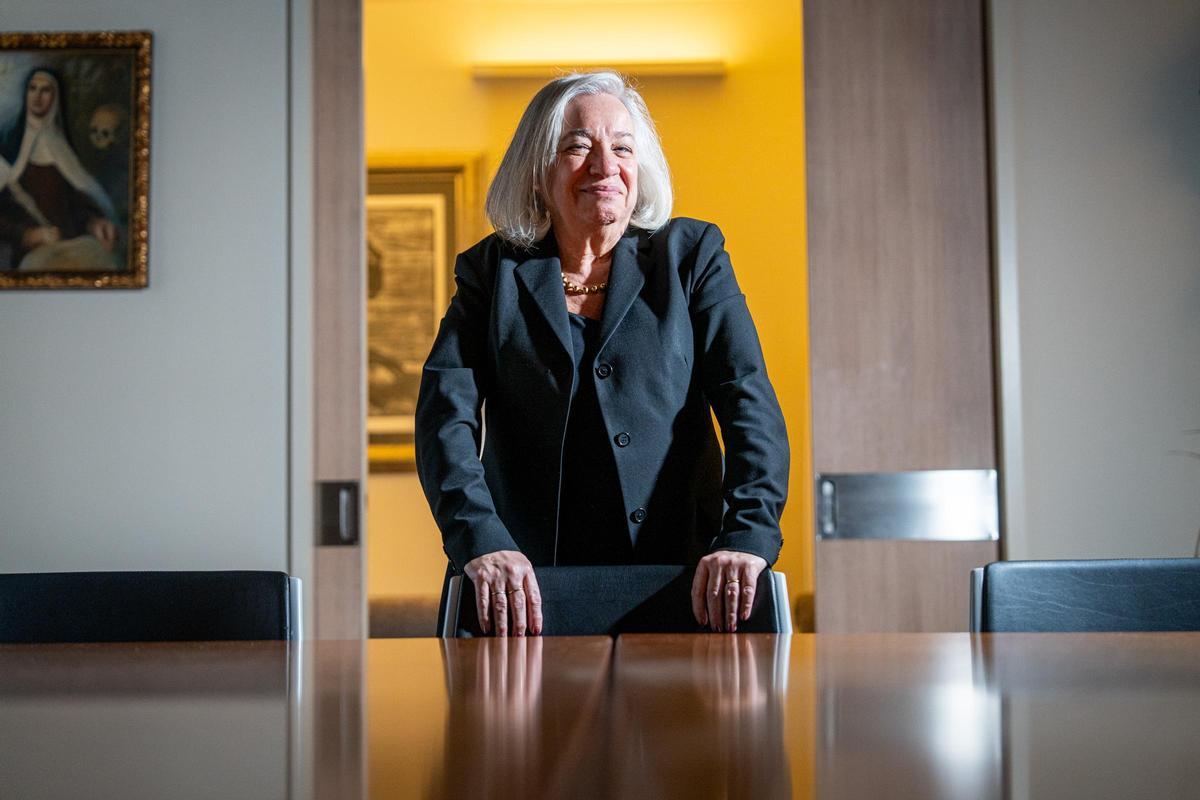 Junyent, en la sede de los API en Barcelona.