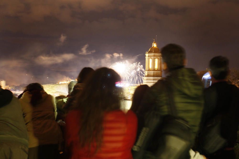 Focs artificials per tancar les Fires de Girona