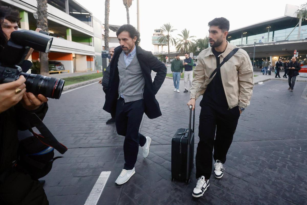 Unai a su llegada a Manises