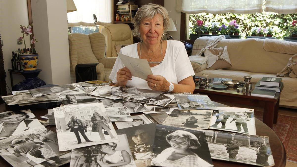 Joana Biarnés en su residencia en Viladecavalls.