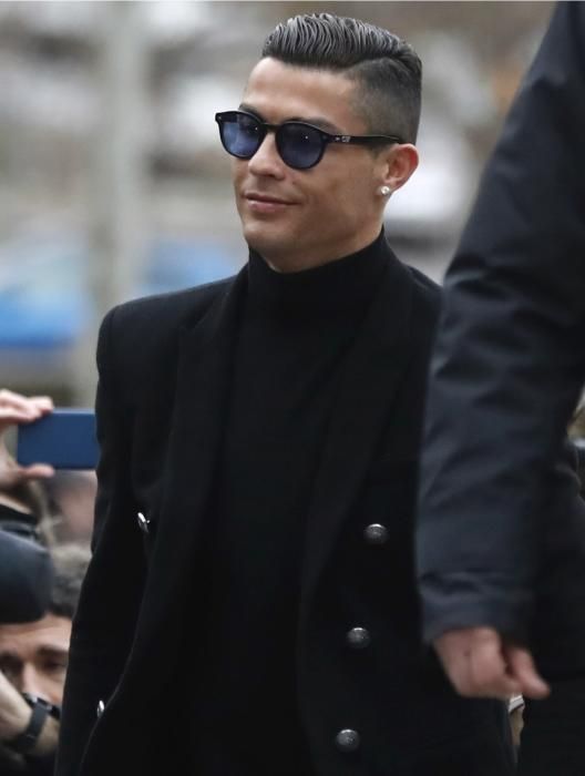 Llegada de Cristiano Ronaldo a los juzgados