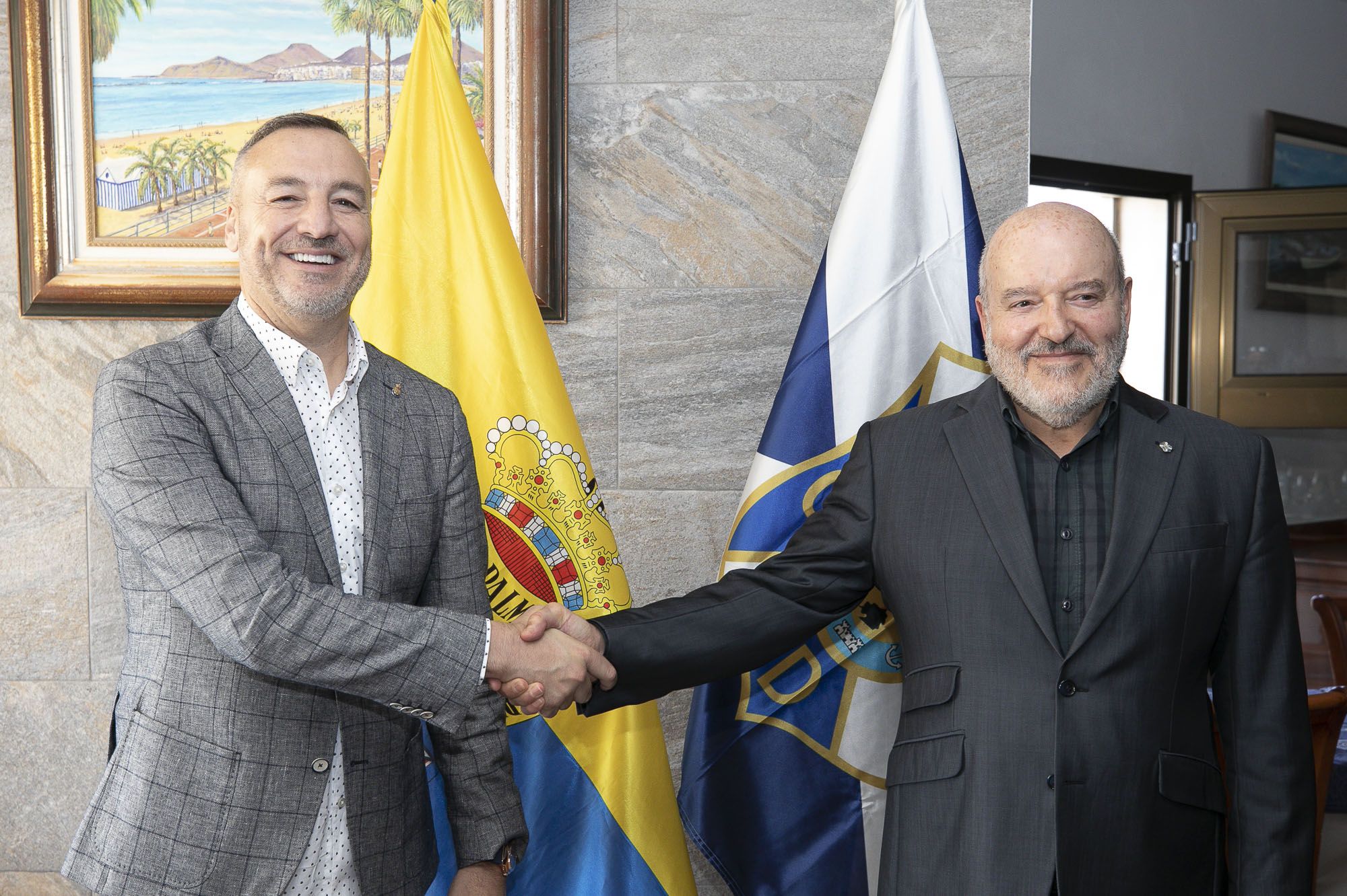 Almuerzo entre directivas de la UD Las Palmas y CD Tenerife