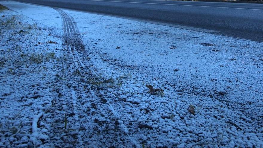 Carretera con hielo. // Bernabé