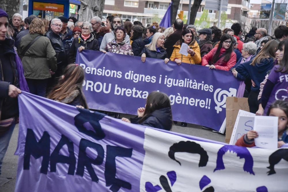 Manifestació feminista del 8M a Manresa