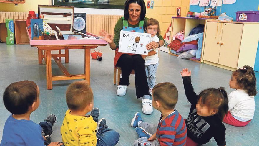 Un aula infantil de una de las escuelas municipales de Elche.