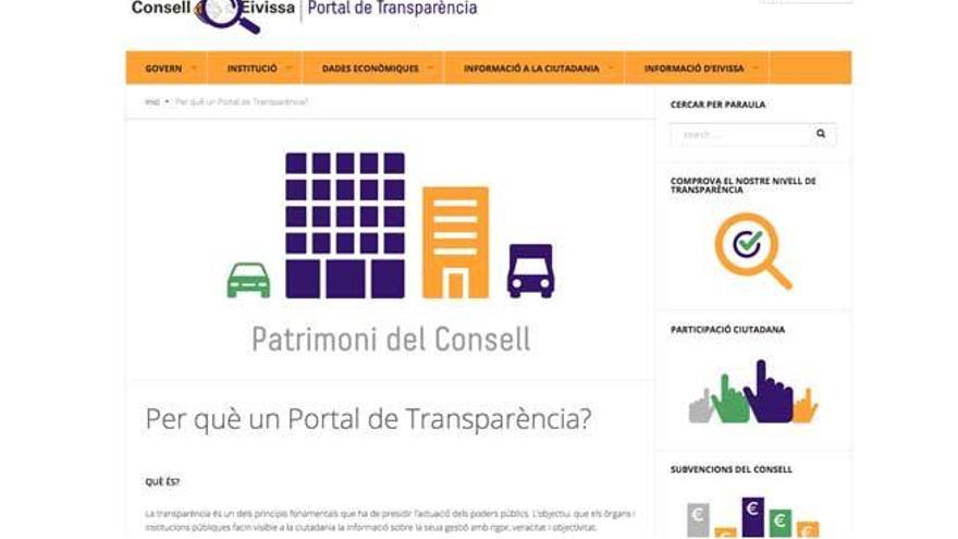 La web es http://transparencia.conselldeivissa.info/