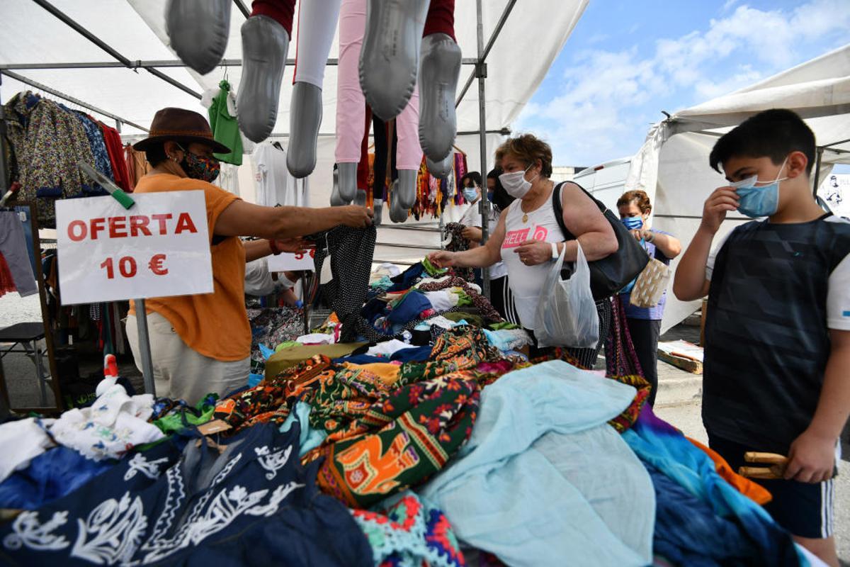 El mercadillo de Baltar regresa al completo El mercadillo de Baltar regresa al completo