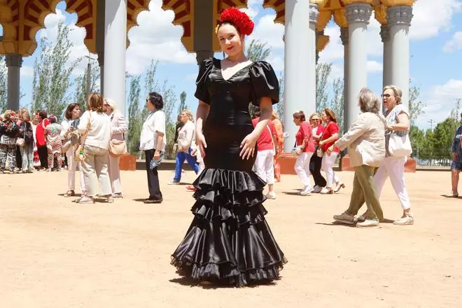 Trajes de gitana en el martes de Feria