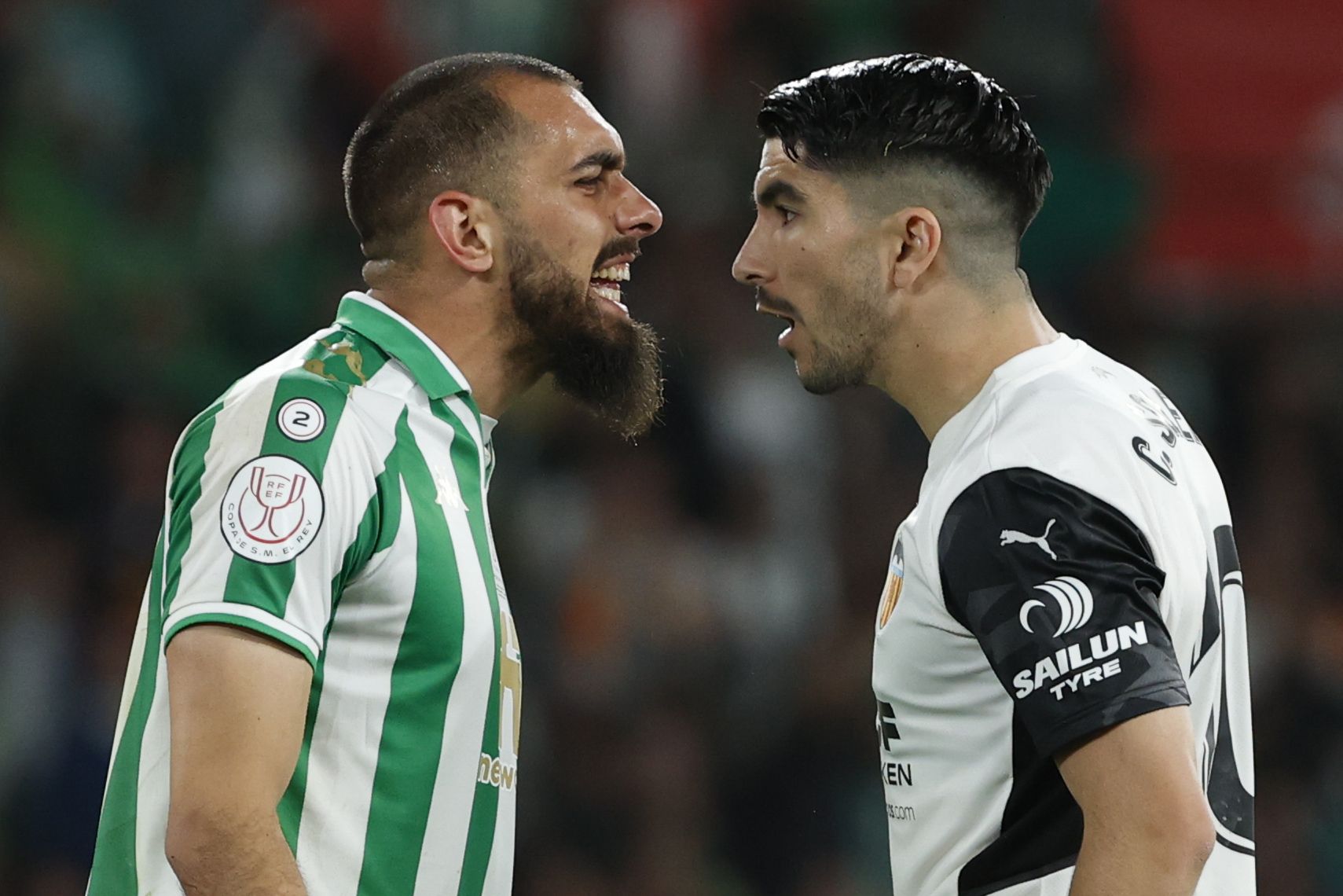 Los gestos de la final de la Copa del Rey Betis- Valencia CF