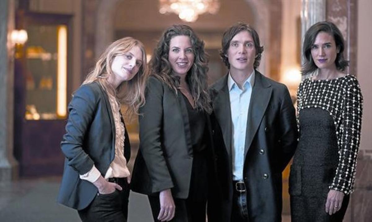 Melanie Laurent, Claudia Llosa, Cillian Murphy i Jennifer Connelly, a Berlín. Melanie Laurent, Claudia Llosa, Cillian Murphy i Jennifer Connelly, a Berlín.