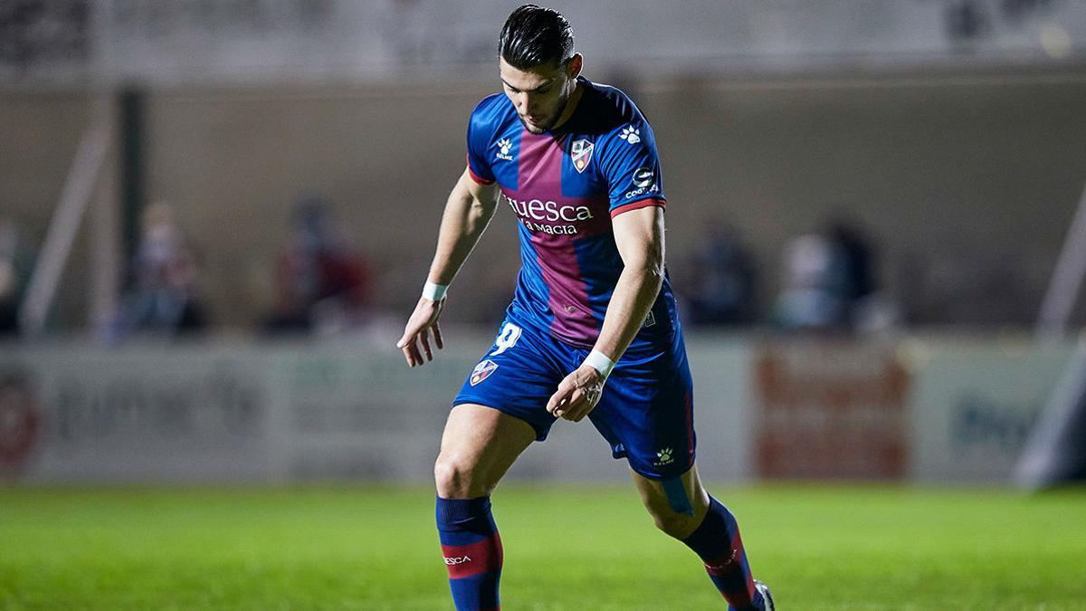 Rafa Mir, goleador del Huesca en la Copa