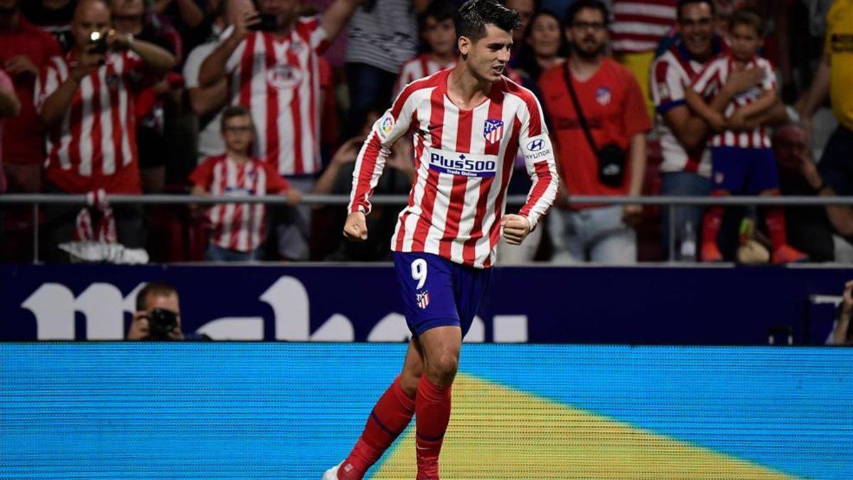 Morata se estrena como goleador en Liga