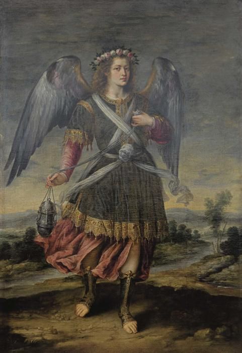 El arcángel Sealtiel de Bartolomé Román.