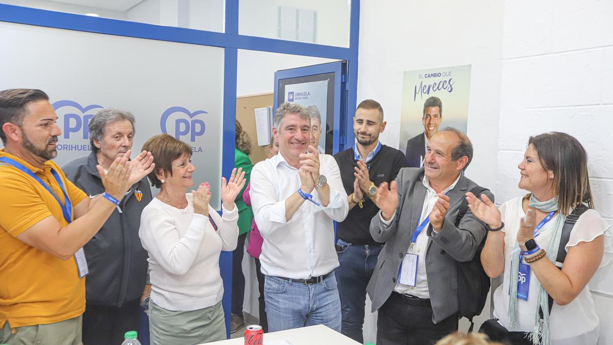 El PP celebra sus resultados electorales en Orihuela