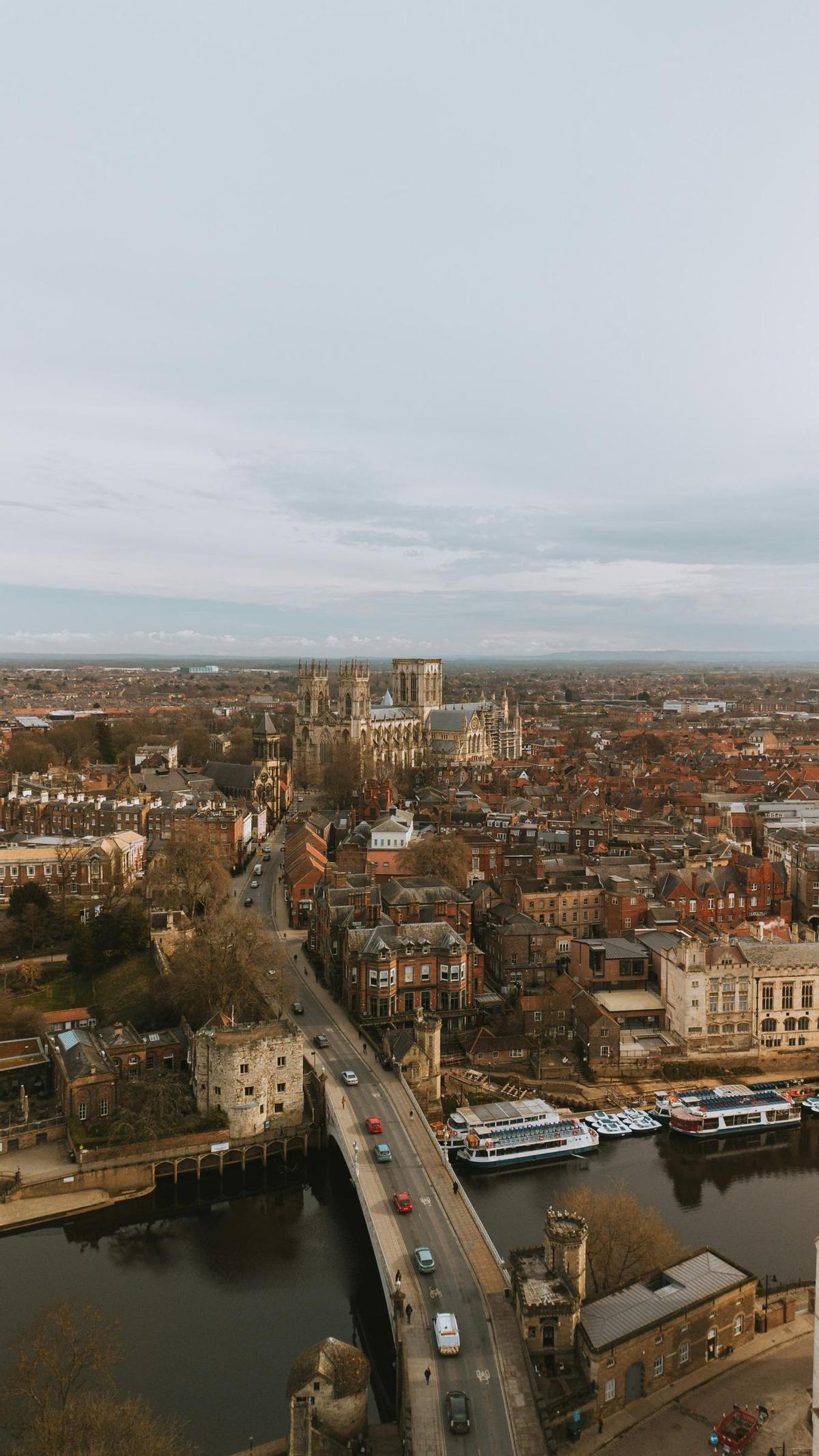 La ciudad de York desde las alturas