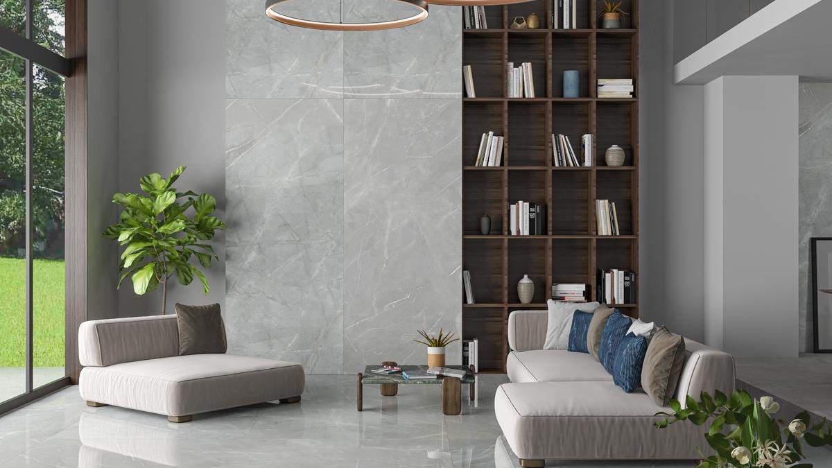 Ecoceramic evoluciona sus propuestas con la representación de la naturaleza y la mejora de sus características como hace el acabado ‘Honedeffect’, de tacto sedoso.