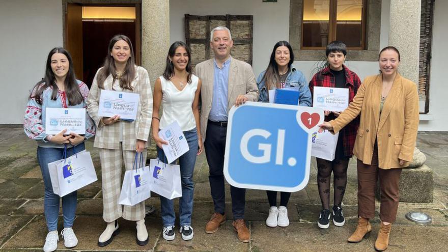 Eva González Blanco, de Lalín, premio “Lingua de Namorar”