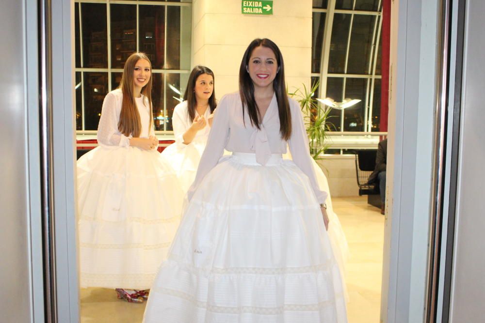 Ensayo de la exaltación de la falleras mayores de València 2019