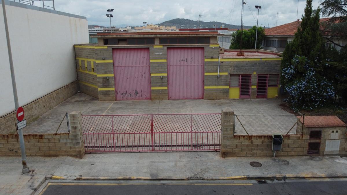 Imagen actual del antiguo parque de bomberos de Onda.