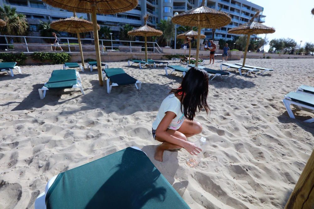 Éxito en la primera jornada de recogida de colillas en las playas