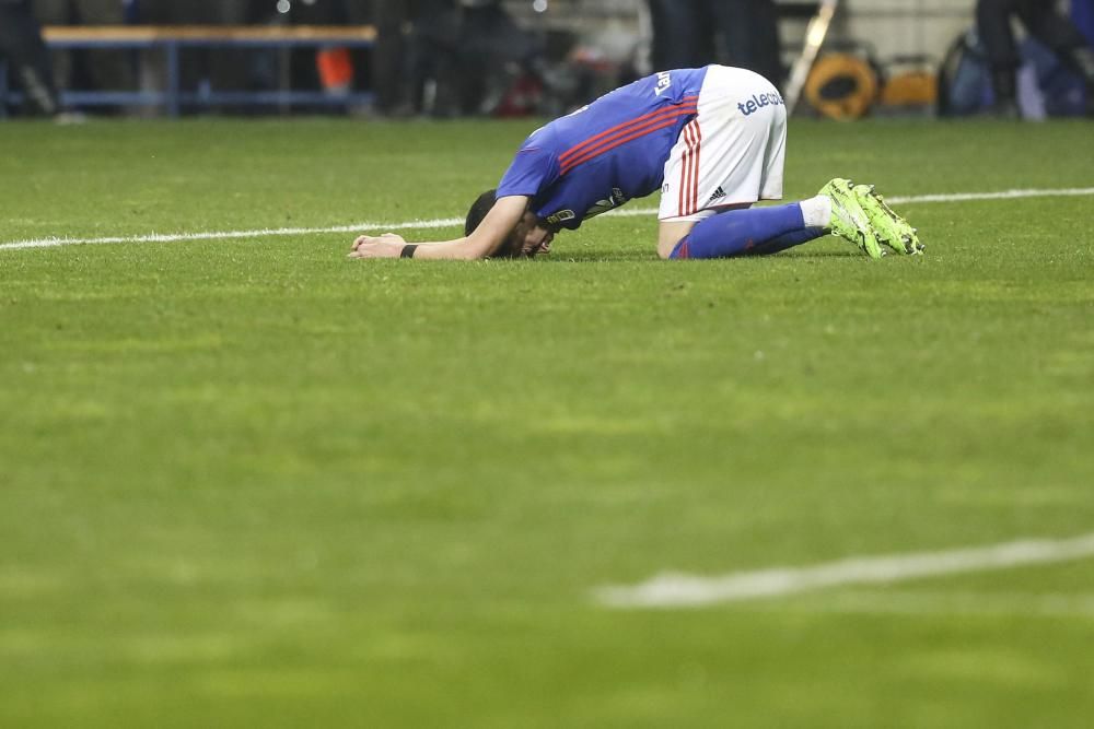 El partido entre el Real Oviedo y el Real Valladolid, en imágenes