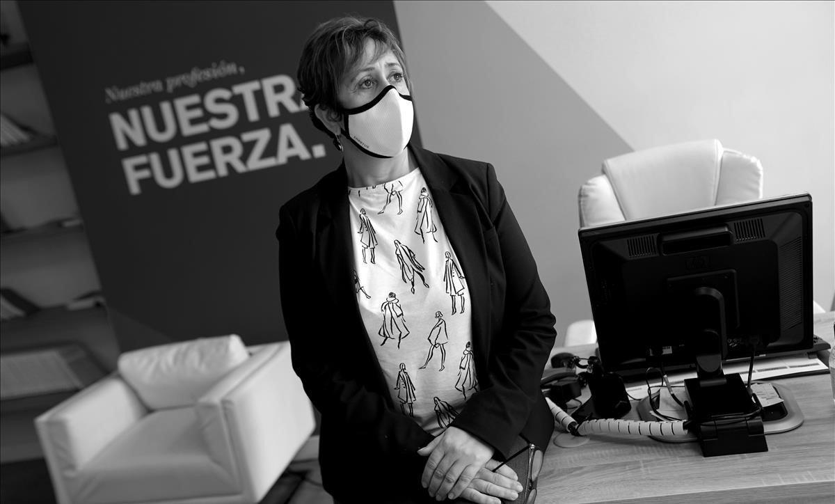 Gemma Torrejón, secretaria general del sindicato Satse en Toledo.