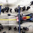 El RB22, durante una parada en boxes en el GP de China