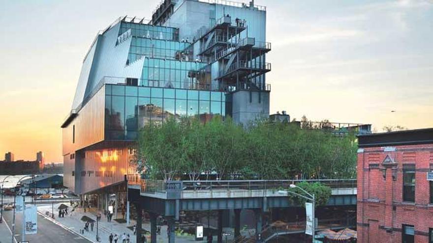 Exterior del nou Whitney Museum, a la ciutat de Nova York.