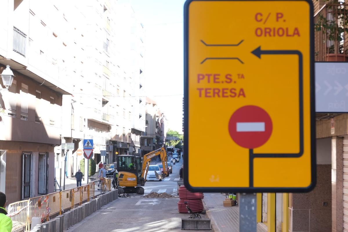 Desvíos habilitados por las obras