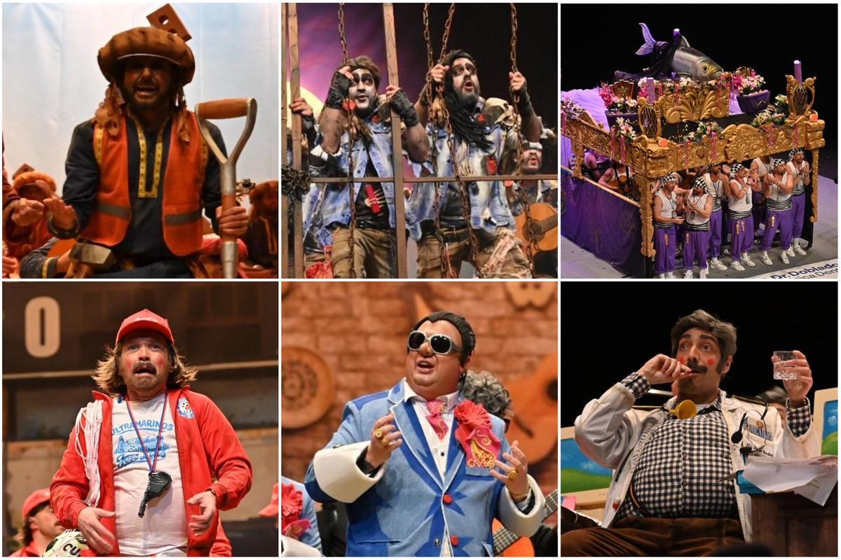 Seis murgas compiten esta noche para alzarse con el triunfo del Comba 2026.