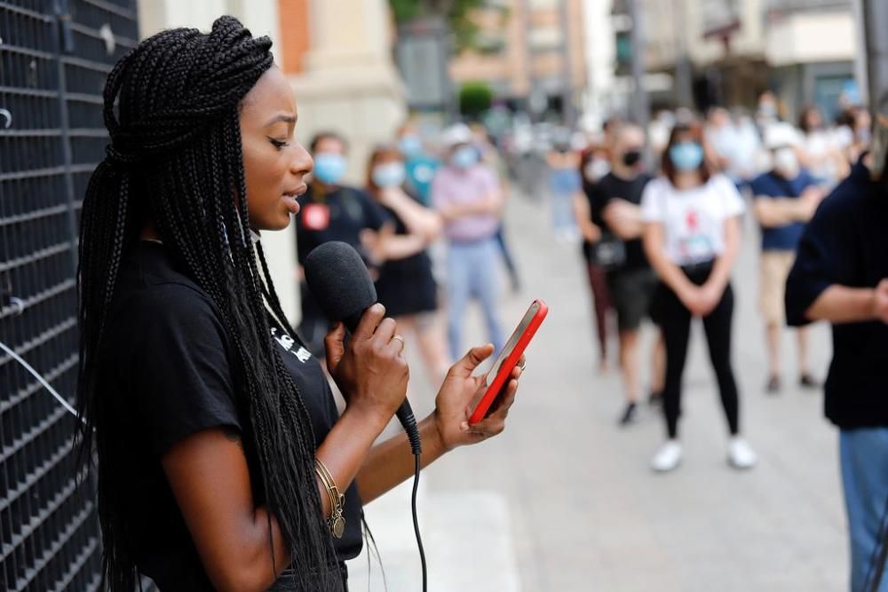 Protesta contra el racismo en Murcia