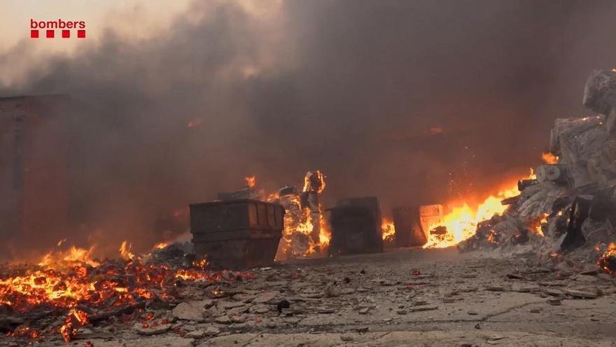 Estabilizado el incendio de la comarca barcelonesa de Anoia
