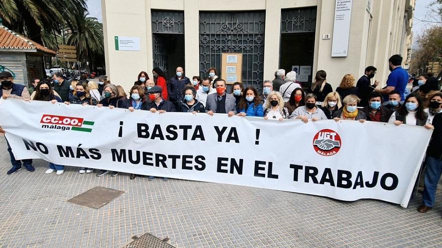 Málaga sufre la mayor subida de muertes en el trabajo que se recuerda, con un balance de 30 víctimas en 2022