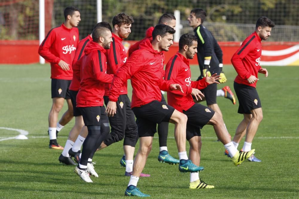 Entrenamiento del Sporting