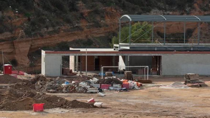 Las obras en la Ciudad Deportiva están paralizadas.