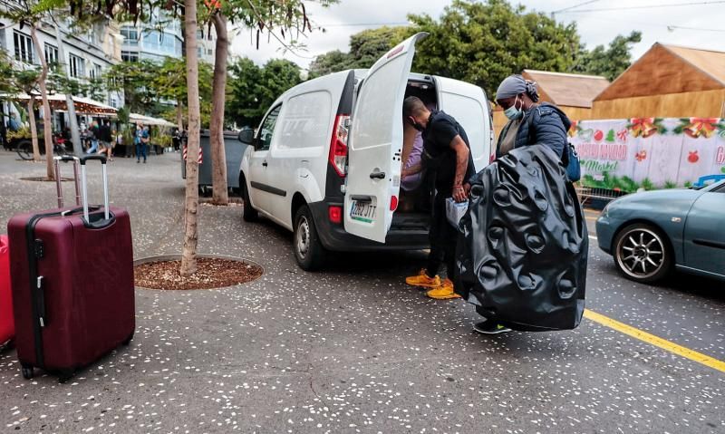 Traslado de la acampada por una Vivienda Digna