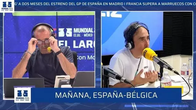 Eduardo Iturralde sobre el colegiado del España - Bélgica: "Siempre va a pitar un poco más como estamos acostumbrados aquí"