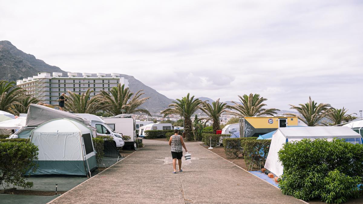 Camping de La Punta del Hidalgo.