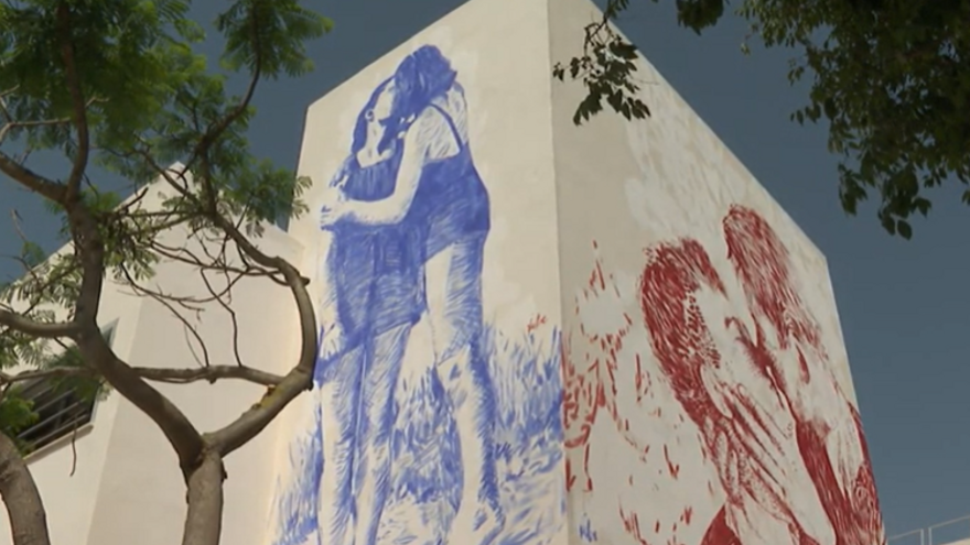 Los murales del IES Porto Cristo.