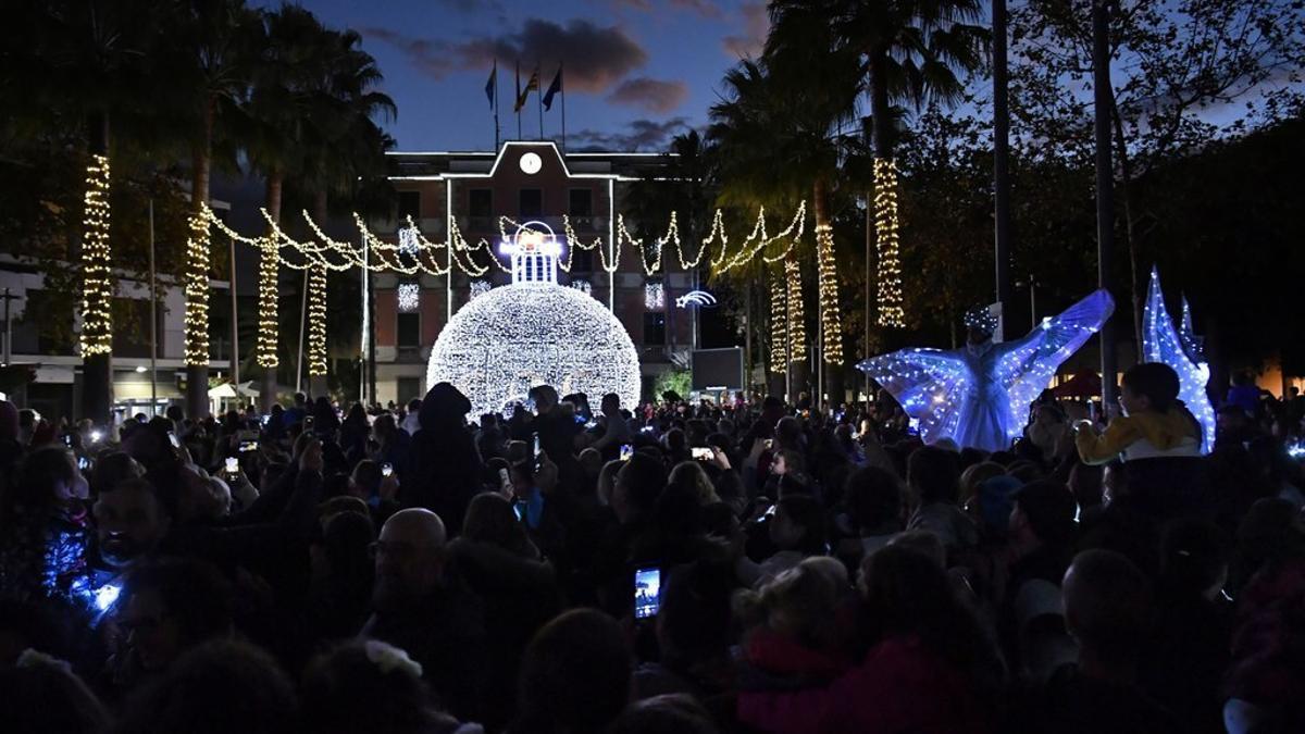 Encendido de las luces de Navidad en Castelldefels el 2023