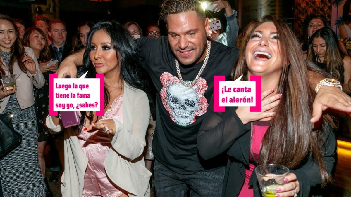 Snooki, Ronnie y Dina de Jersey Shore de fiesta