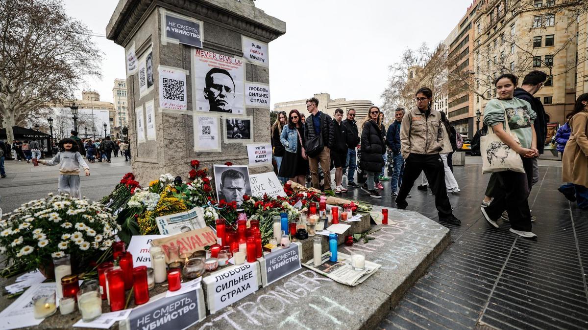 Homenaje a Navalni en Barcelona este domingo