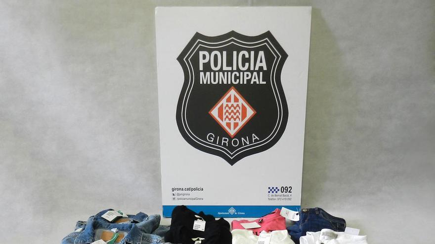 La roba recuperada per la policia