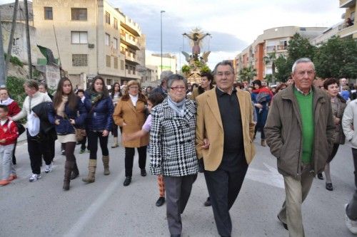 Regreso del Santo Cristo hasta su ermita desde San Jose? Obrero en Cieza