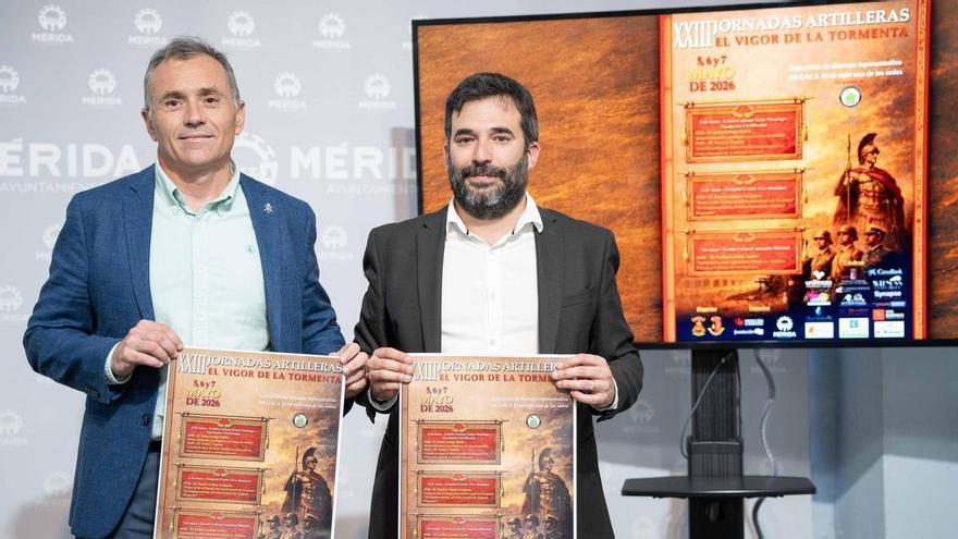 La tradición artillera de Extremadura se dará cita en Mérida con exposiciones y conferencias