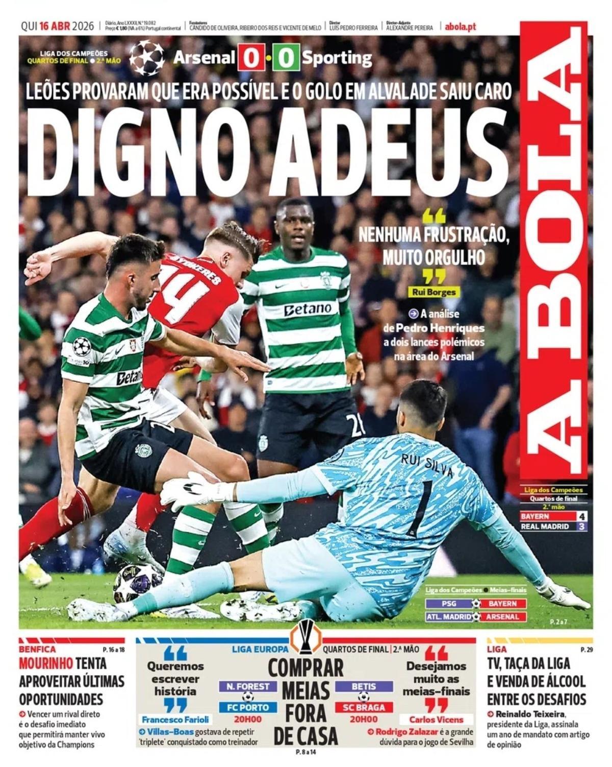 La frustración de la nueva debacle blanca, en las portadas de hoy