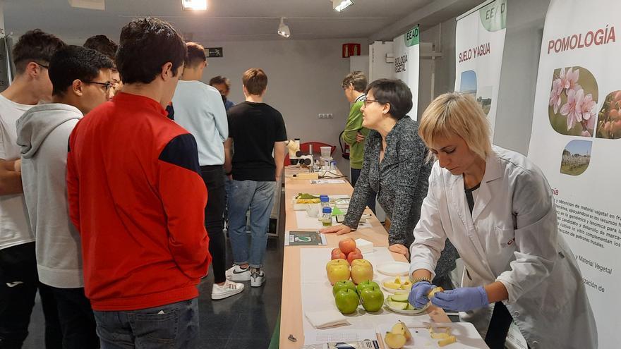 Estudiantes del IES Ítaca de Zaragoza visitan el CSIC por la Semana de la Ciencia