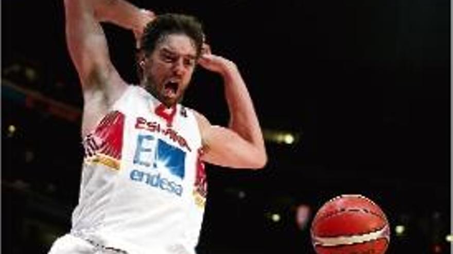 Pau Gasol va ser el gran protagonista en la semifinal de dijous.