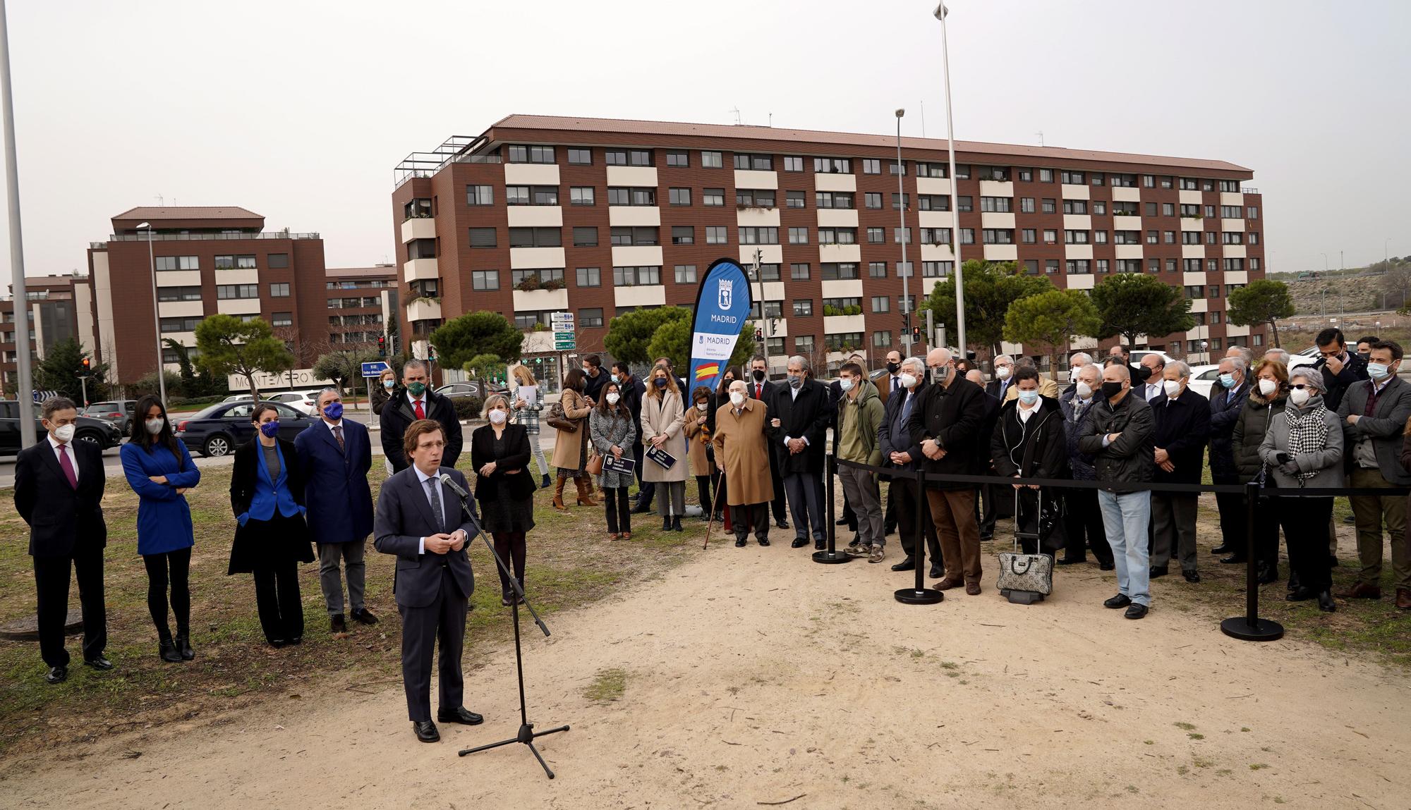 Homenaje en Madrid a Torcuato Fernández-Miranda con la concesión de una plaza en Fuencarral